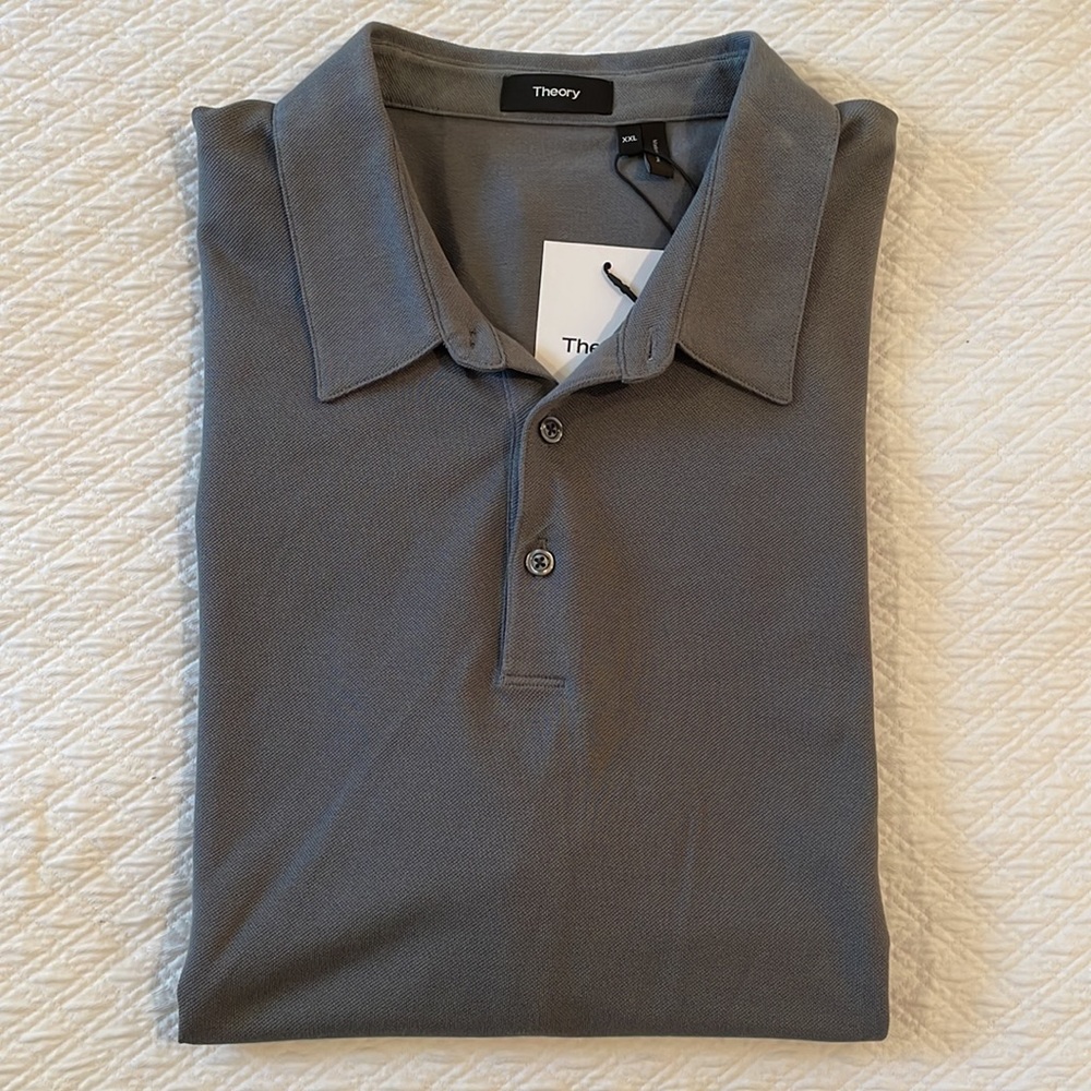 NWT Theory Men’s Air Pique Polo